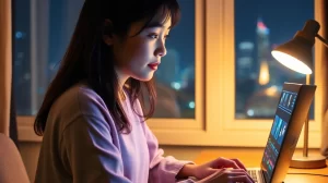 夜勤におすすめ副業：動画編集・画像加工｜静かな時間に集中できる作業